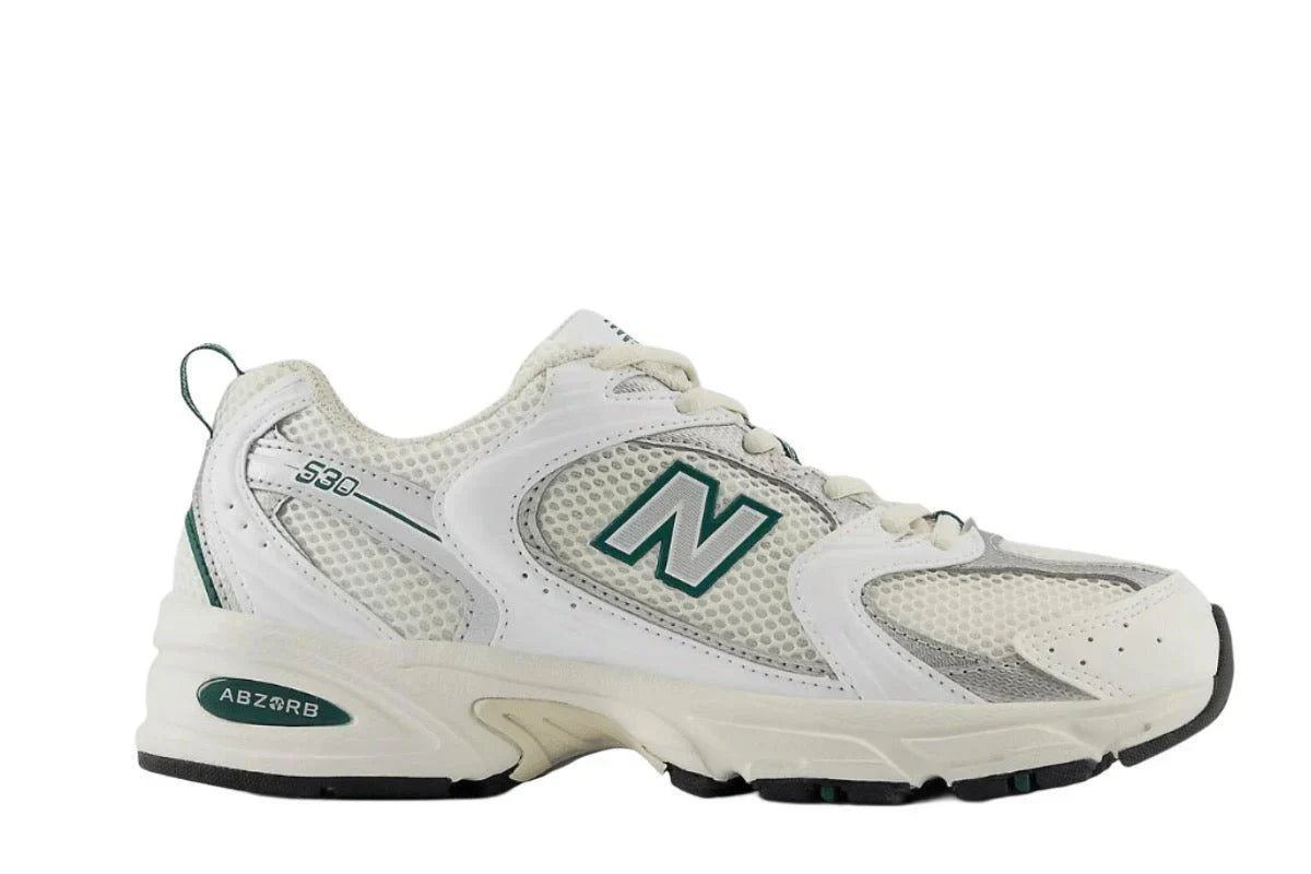New Balance 530 Sea Salt Blanc Vert Marais
