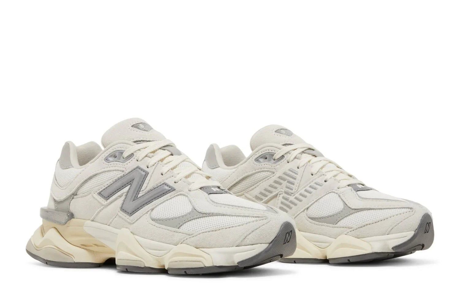 New Balance 9060 Sea Salt Concrete Blanc