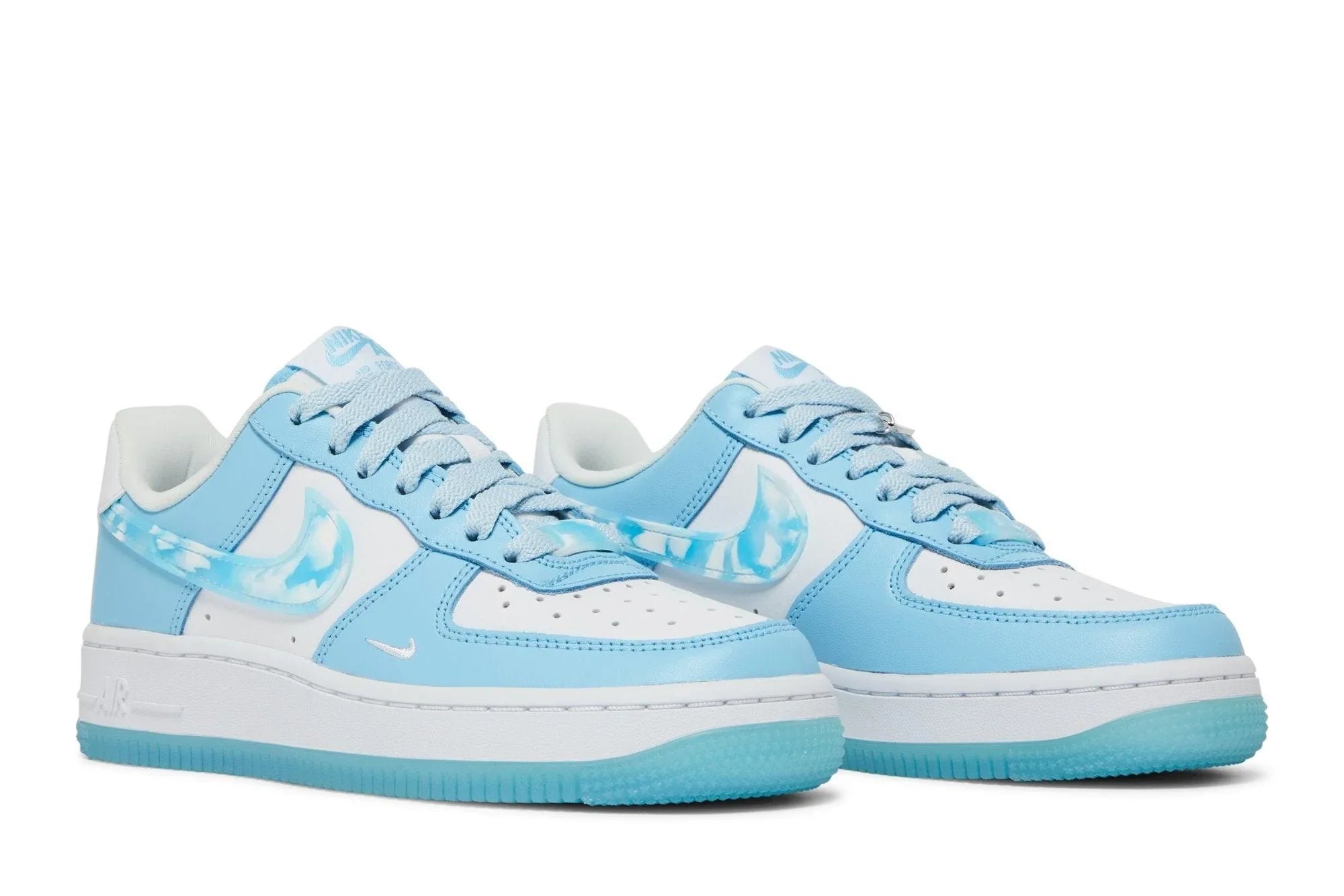 Nike Air Force 1 Low Nail Art Bleu