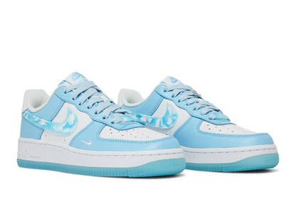 Nike Air Force 1 Low Nail Art Bleu