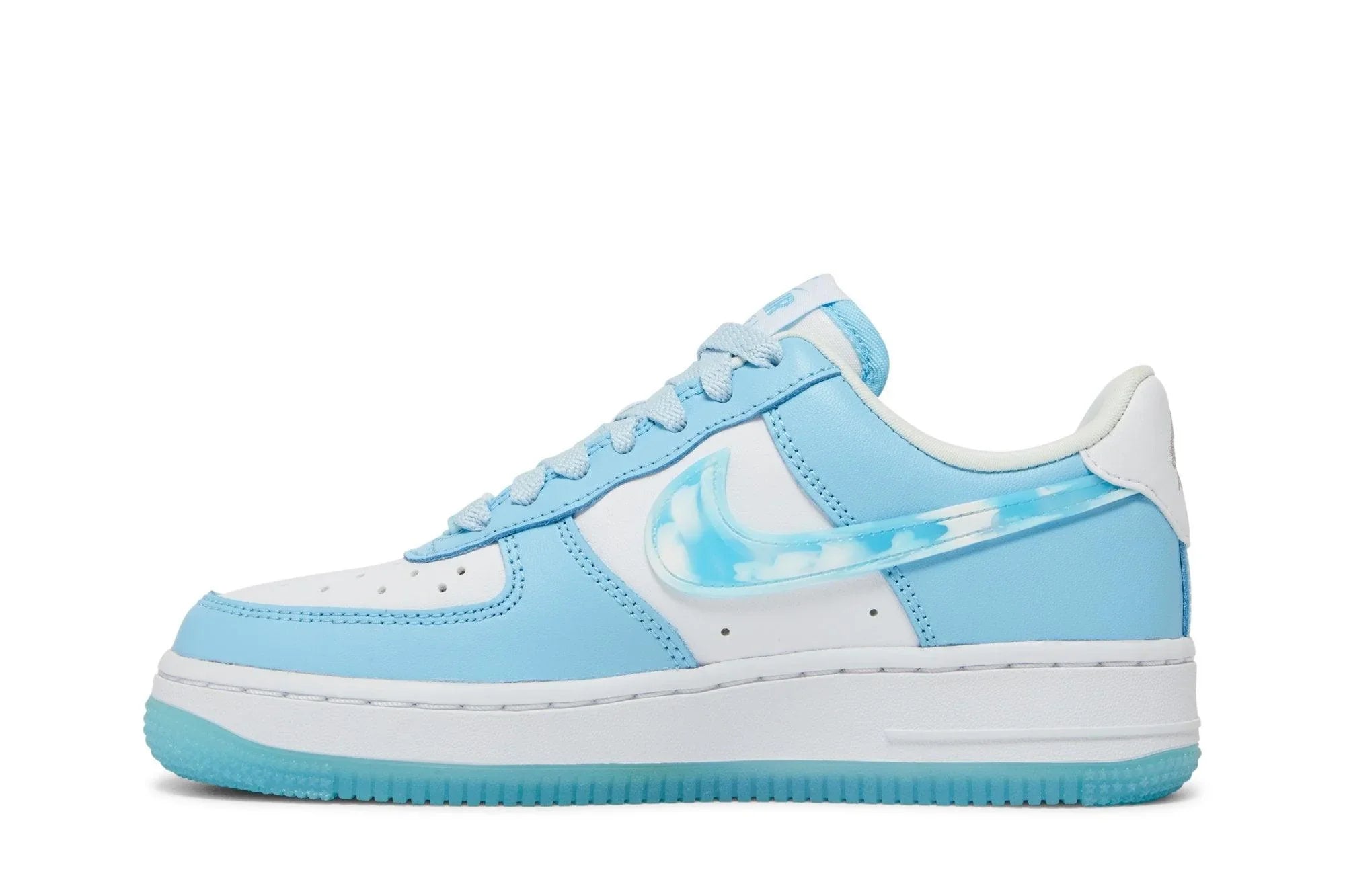 Nike Air Force 1 Low Nail Art Bleu