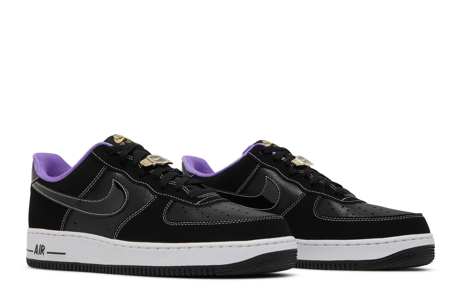 Nike Air Force 1 Low World Champ Lakers Noir