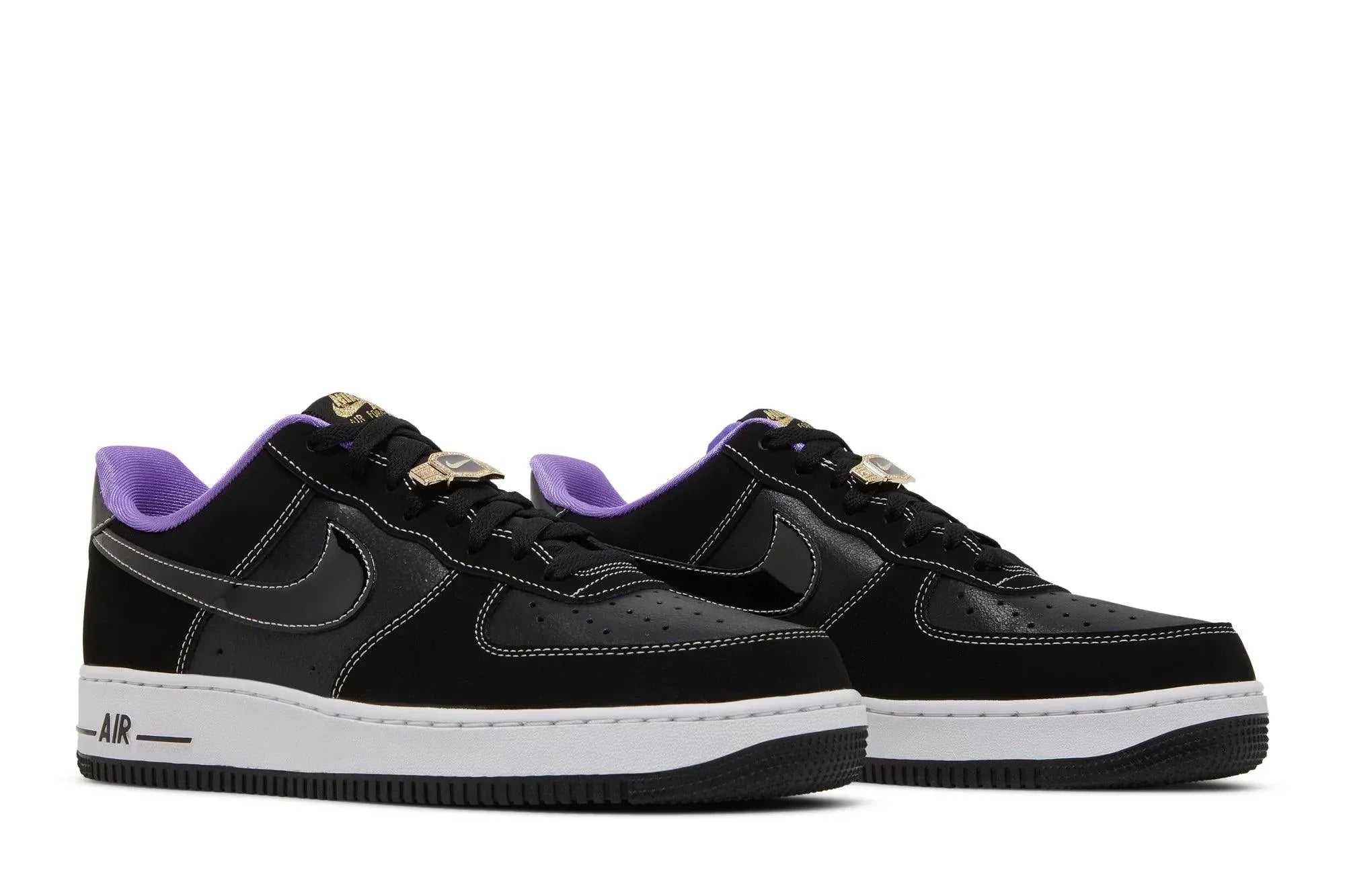 Nike Air Force 1 Low World Champ Lakers Noir