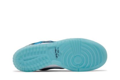 Nike SB Dunk Low x Futura Skateboard Bleached Aqua Bleu