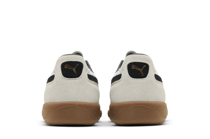 Puma Palermo Cuir Blanc Gris Vapeur Gomme