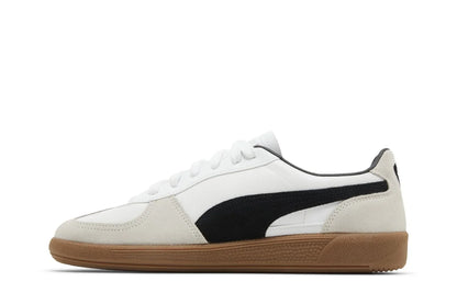 Puma Palermo Cuir Blanc Gris Vapeur Gomme
